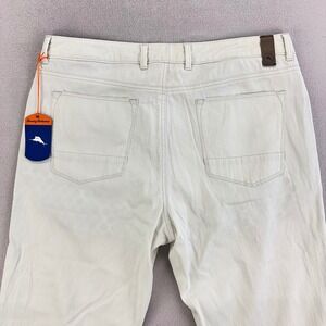 Tommy Bahama Collins 5-Pocket Pants Men's 34 White Cream NWT‎ Tencel Lightweight